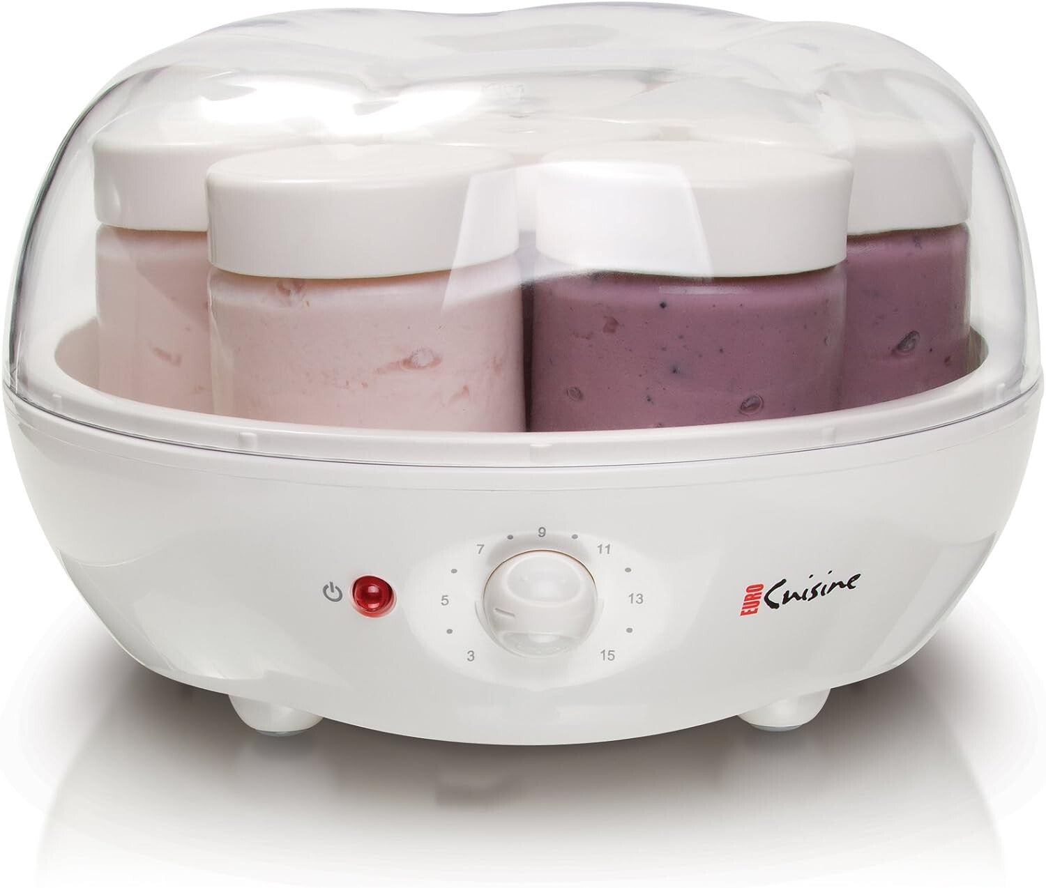 YM100 Automatic Yogurt Maker with Timer & 7 Glass Jars - Gut Health Booster