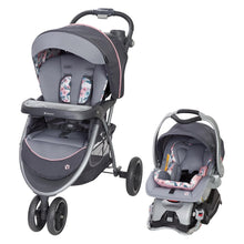 Load image into Gallery viewer, 5-Point Safety Stroller and Car Seat Travel System - Skyview Plus Bluebell