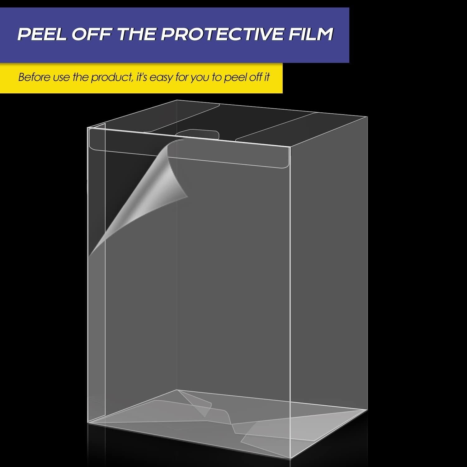 Thick Plastic 100 Pack Funko Pop Protectors - Ideal for Collectible Display