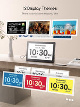 Load image into Gallery viewer, Sleek 10.1-Inch Digital Clock with Temperature &amp; Humidity - Perfect for Home