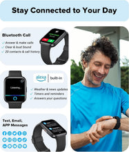 Load image into Gallery viewer, IP68 Waterproof Smart Watch with Bluetooth Calling &amp; Alexa for Fitness Buffs