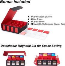 Load image into Gallery viewer, Multi-Functional Deck Box for 3000+ Cards with Magnetic Closure &amp; Supporters