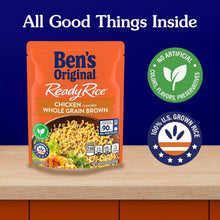 Load image into Gallery viewer, Convenient 12-Pack of 8.8 oz Ready Rice - Delicious Chicken Flavored Brown Rice