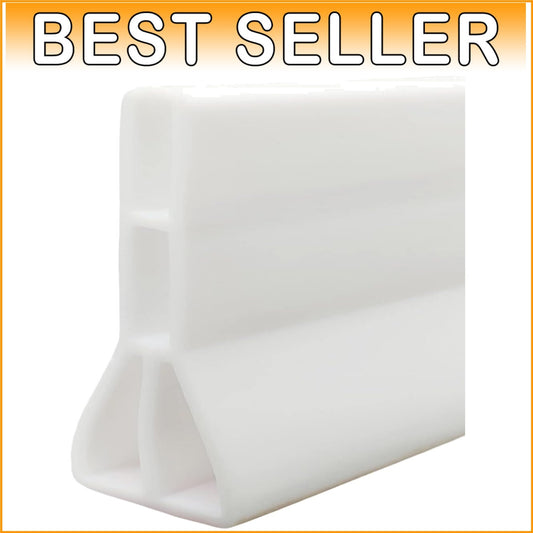 Collapsible 3" Shower Barrier - 59" Water Stopper for Wheelchair Accessibility