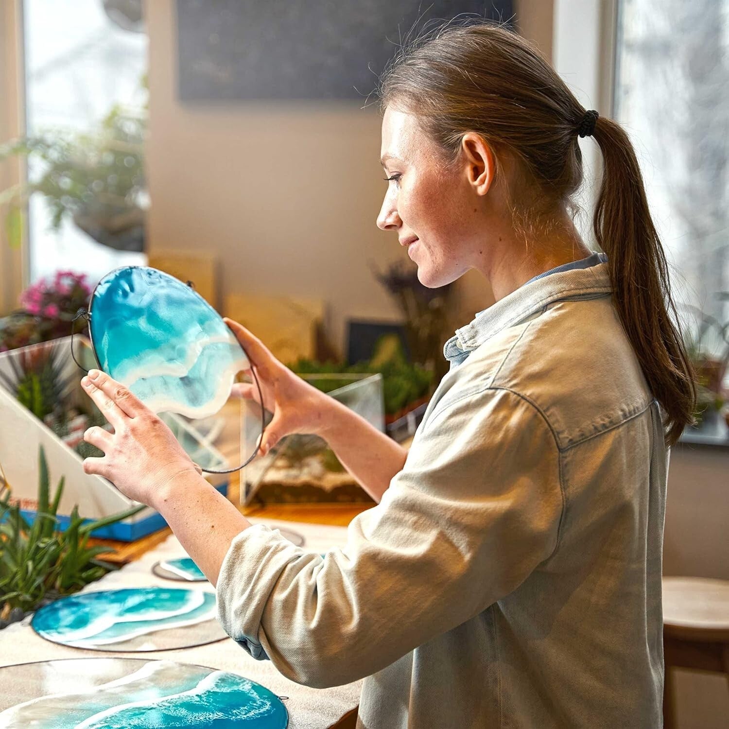 Crystal Clear Epoxy Resin 1 Gallon Kit - Self-Leveling, UV & Impact Resistant