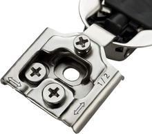 Load image into Gallery viewer, 30 Pack Soft Close Hinges 1/2 Inch Overlay Satin Nickel - Heavy Duty Cabinets