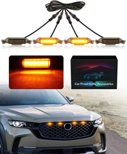 Load image into Gallery viewer, Weatherproof Yellow LED Grille Lights for 2025 Mazda CX-50 - Stylish &amp; Safe