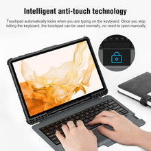 Load image into Gallery viewer, Detachable Folio Keyboard Case for Galaxy Tab S8+/S7+ with Multi-Touch Trackpad