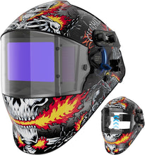Load image into Gallery viewer, Skeleton Knight Auto Darkening Welding Hood, True Color Technology &amp; Comfort Fit