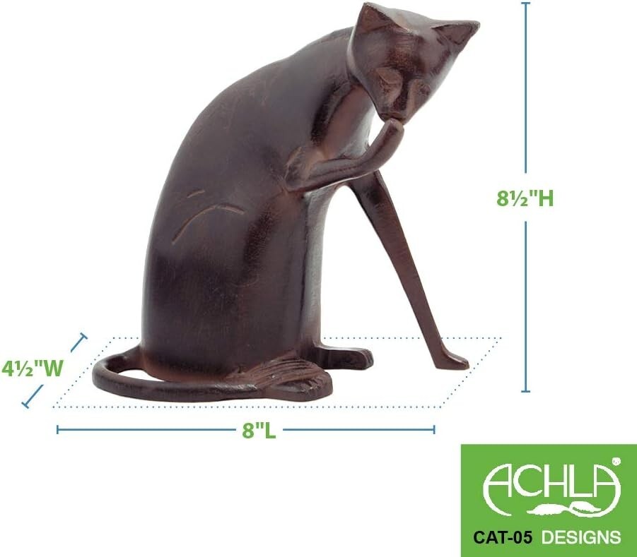 Playful Siamese Cat Sculpture - Perfect Addition to Garden or Home Décor