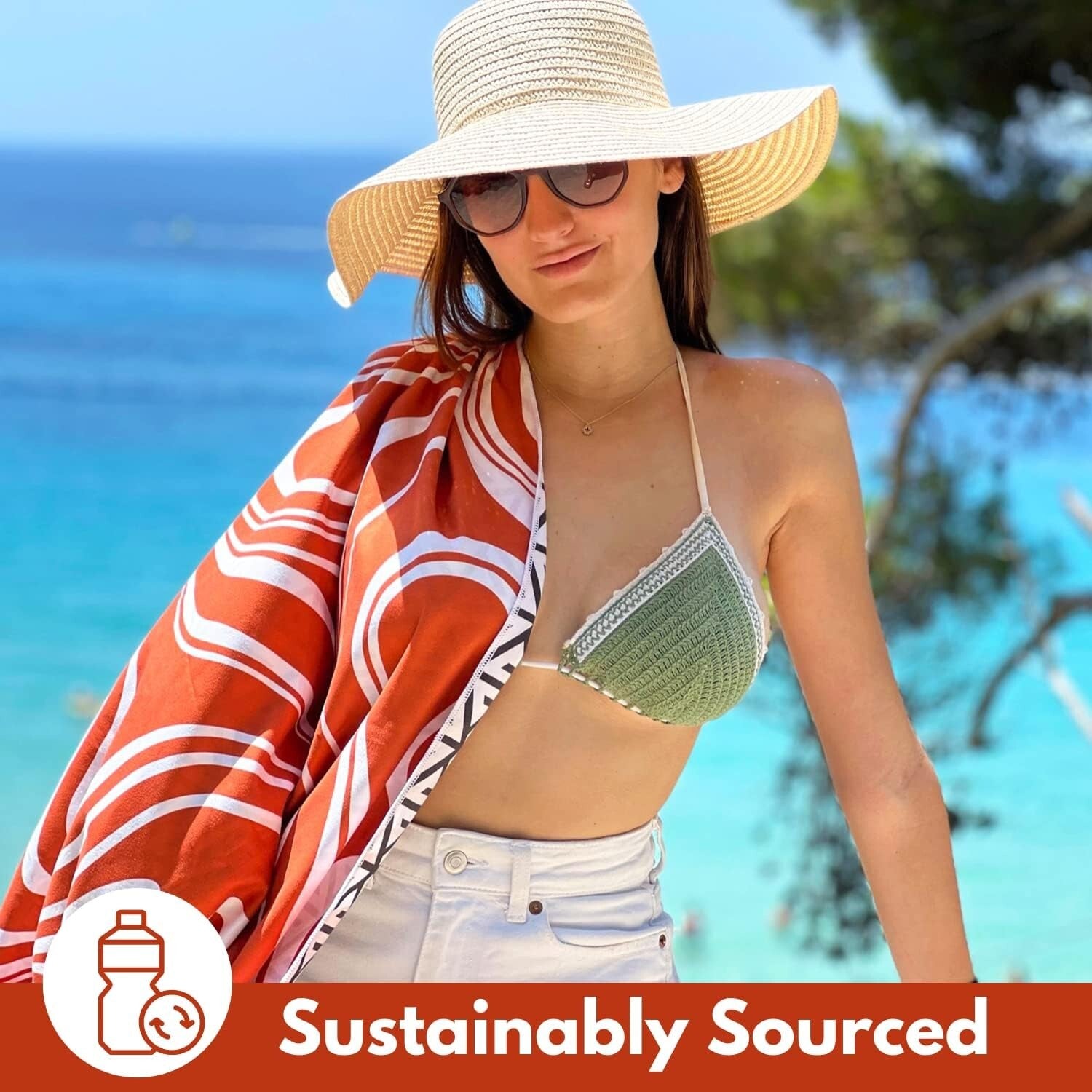 Ultimate Quick-Dry Microfiber Beach Towels - Sand-Free, Compact, Vibrant Colors