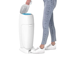 Load image into Gallery viewer, Stylish White Diaper Disposal System with 8 Refills - Perfect Baby Shower Gift