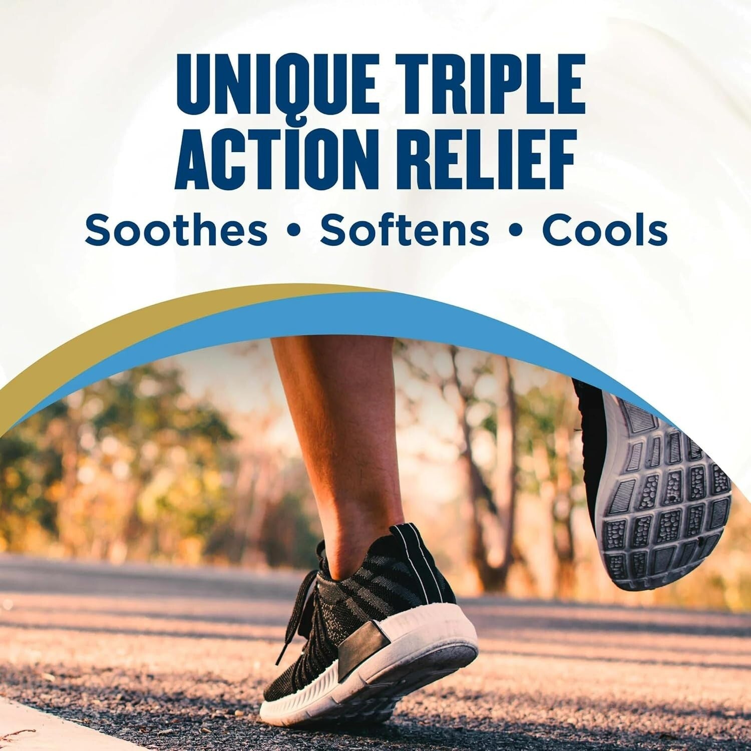 Triple Action Relief Foot Cream - 4 Fl Oz - Pack of 6 for Dry Feet Treatment