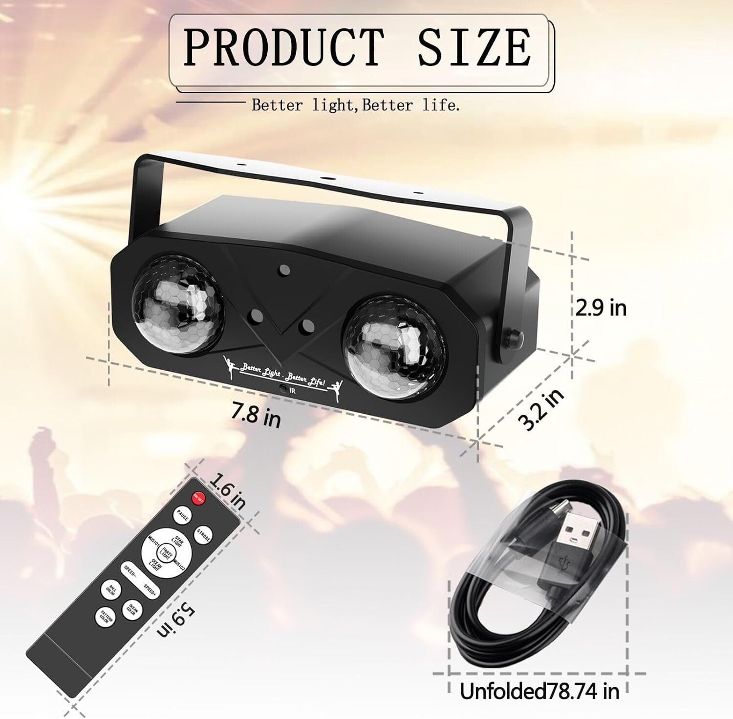 Enchanting Ocean Wave & Star Projector Light - Perfect for Bedroom or Parties