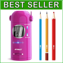 Load image into Gallery viewer, Space-Saving Rechargeable Pencil Sharpener with Non-Touch Mechanism for Easy Use