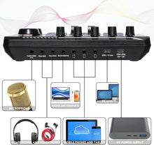 Load image into Gallery viewer, Compact DJ Effects Mixer with DSP Noise Reduction - Ideal for Creators &amp; Gamers