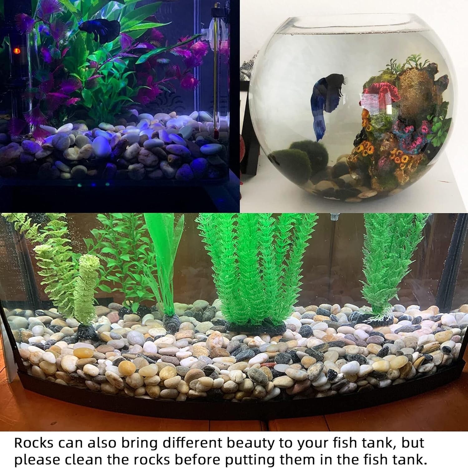 Elegant Natural Stones for Indoor & Outdoor Use - 18 lbs, Eco-Friendly Choice