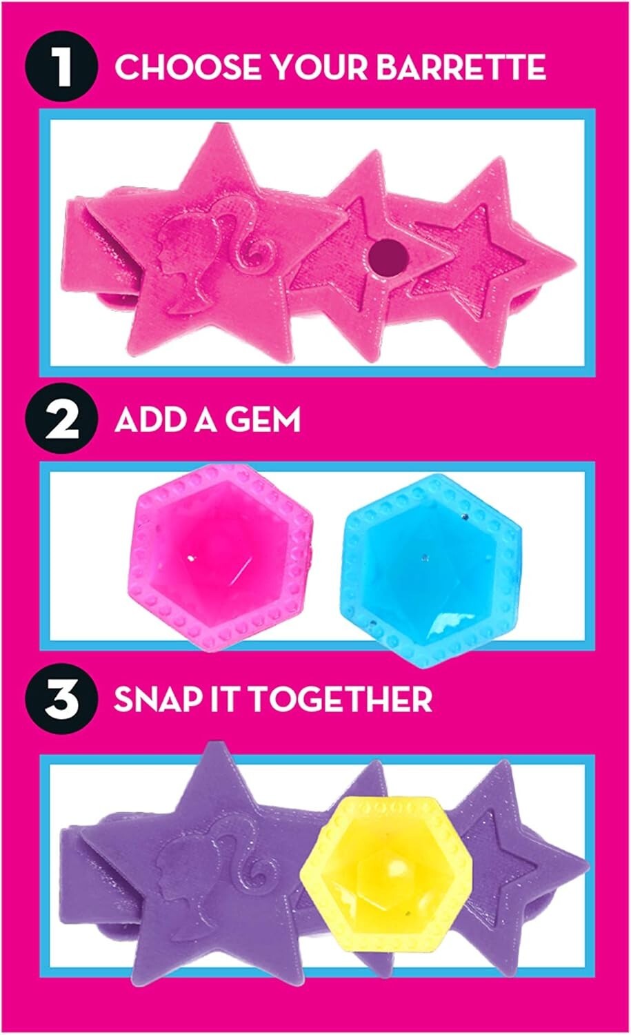 Fashionistas 8-Inch Styling Head with 20 Hair Accessories for Creative Play