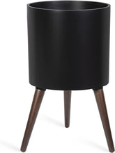 Load image into Gallery viewer, Handcrafted 12" Indoor Planter Pot with Stand - Durable Fiberclay &amp; Solid Legs
