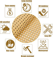 Load image into Gallery viewer, Elegant Natural Color Plastic Rattan Webbing - Ideal for DIY Caning Projects