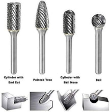 Load image into Gallery viewer, Compact 8-Piece Rotary Burr Set for Precision Engraving and Polishing Tasks