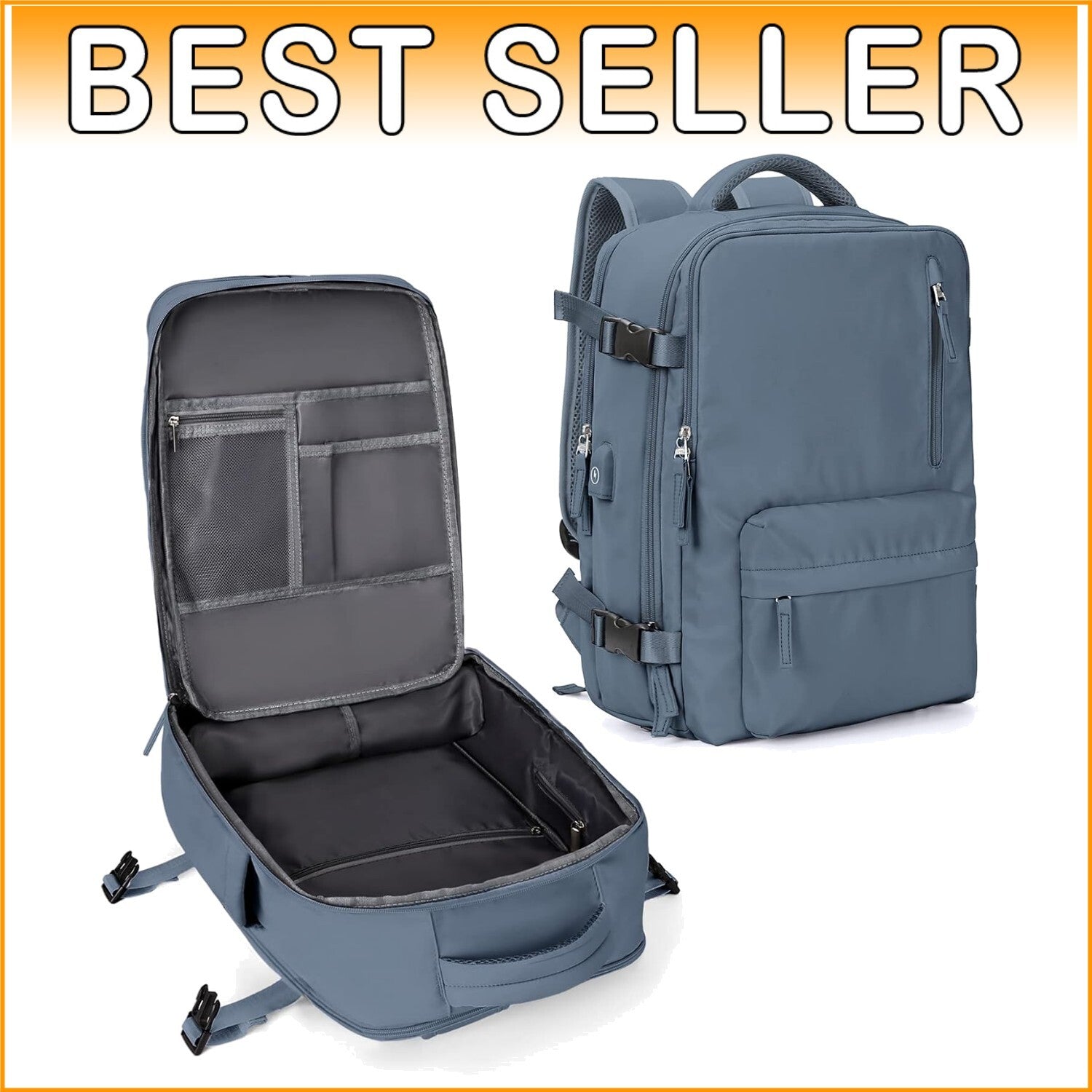 Multi-Functional Business Backpack for Women - Waterproof & Organized for Travel