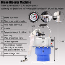 Load image into Gallery viewer, Durable Brake Bleeder Tool Set with Universal Adapters &amp; Oil Collection Bottle