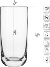 Load image into Gallery viewer, Dishwasher Safe Lead-Free Crystal Glasses - Set of 6 for Sophisticated Dining