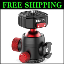 Load image into Gallery viewer, Professional 360° Rotating Ball Head with Quick Release for Tripods &amp; Cameras