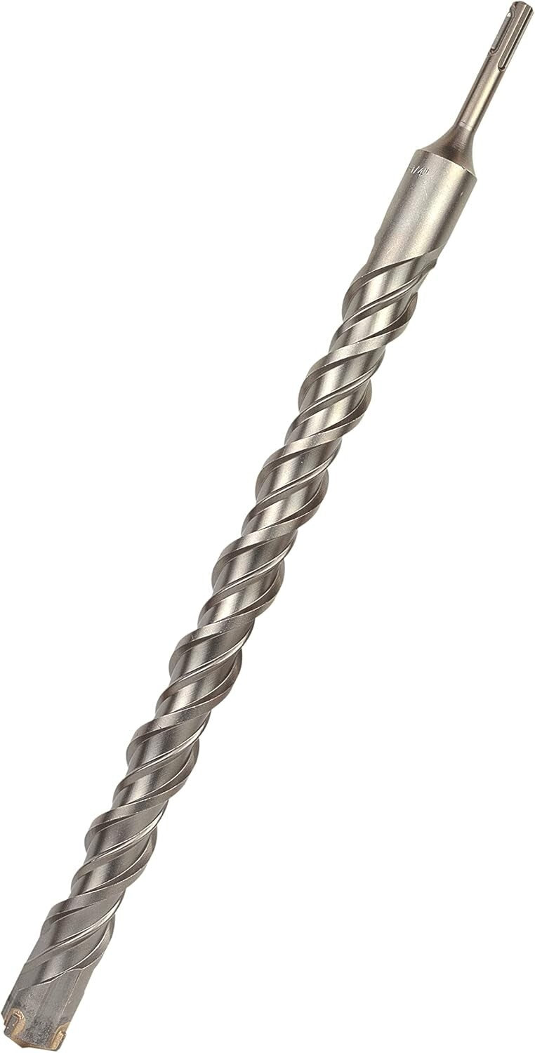 Carbide Tipped SDS Plus Drill Bit - 1-1/4" x 18" for Masonry Applications