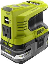 Load image into Gallery viewer, 150 Watts Battery Powered Inverter with LED Light for On-the-Go Convenience