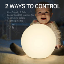 Load image into Gallery viewer, Art Deco 12-Inch Cordless Dimmable LED Light Ball - Perfect for Pools &amp; Parties