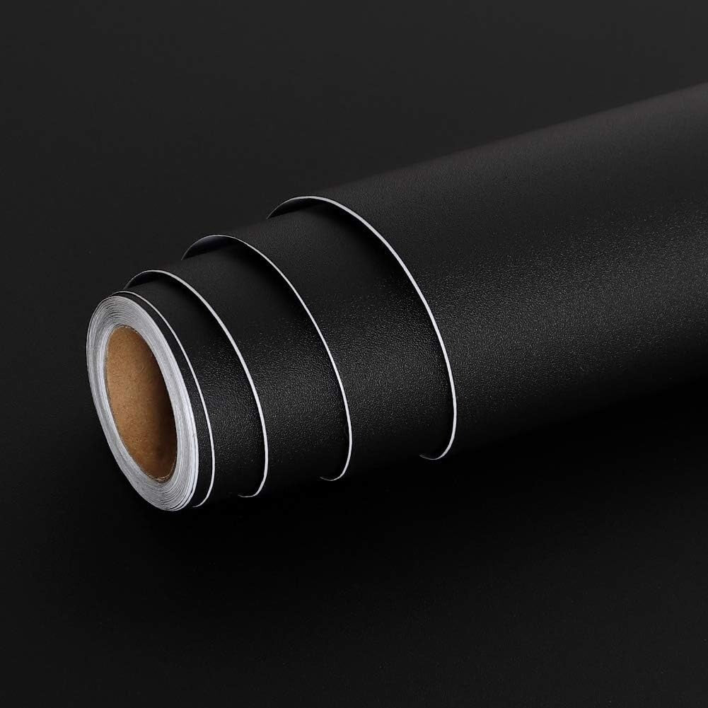 Versatile Waterproof Black Peel and Stick Wallpaper – Ideal for Any Room Upgrade