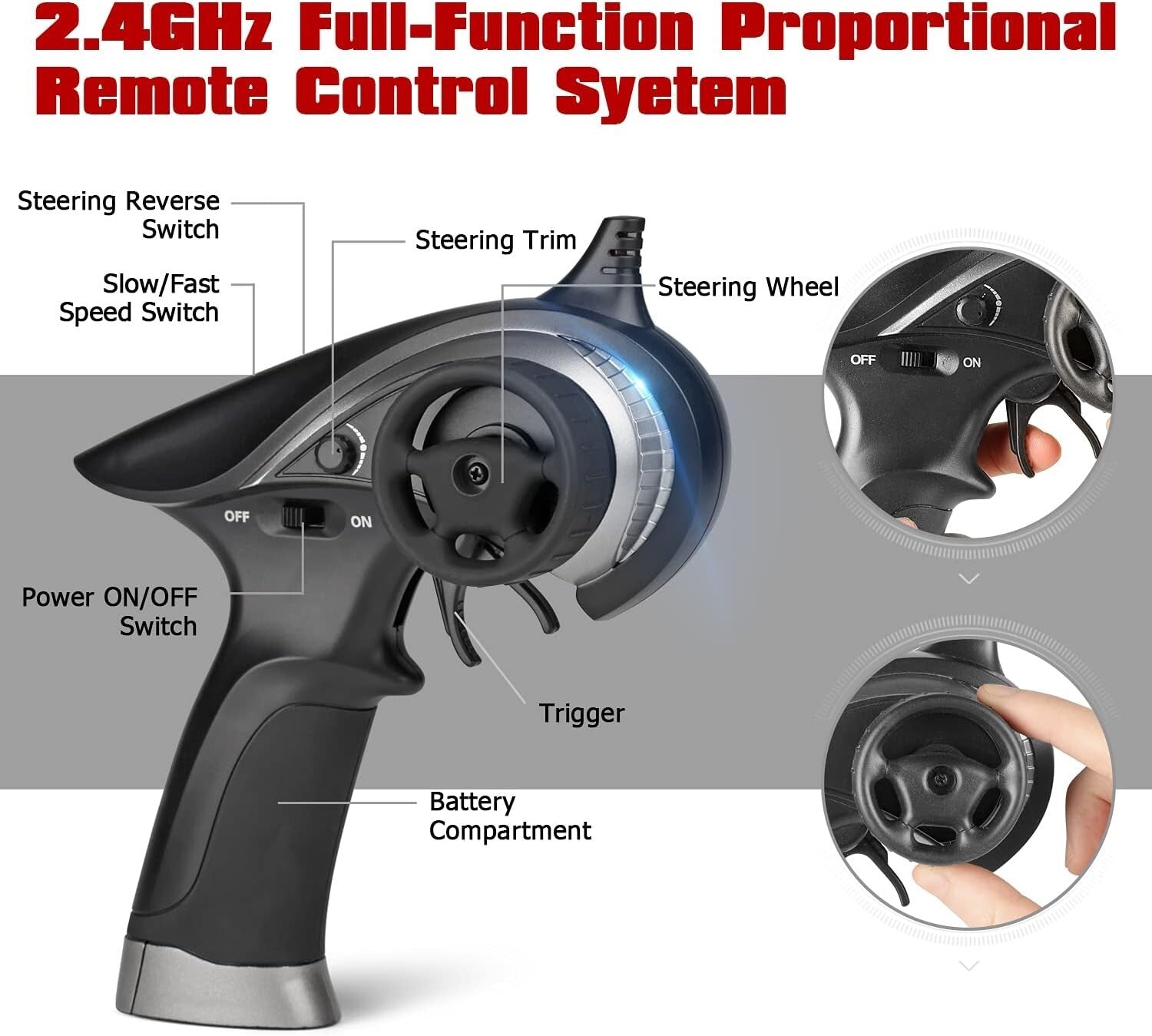 Durable 1:18 Scale RC Truck with Waterproof Protection - Great Xmas Gift