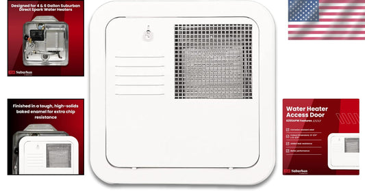 Durable Alloy Steel Water Heater Replacement Access Door - Flush Mount Style