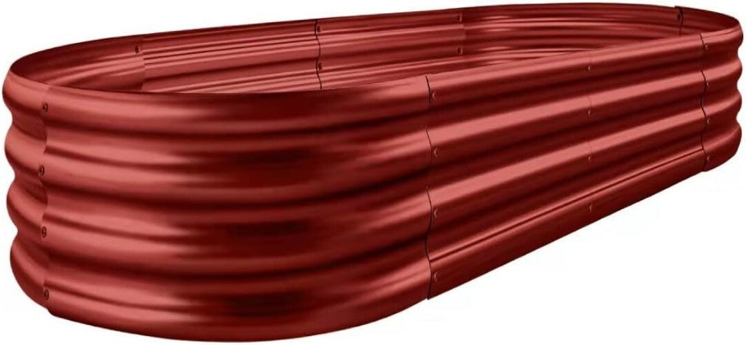 Durable Galvanized Metal Garden Bed Kit - 7 cu ft Capacity for Easy Planting