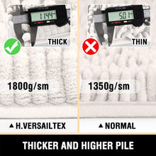 Load image into Gallery viewer, Luxury Chenille Bath Mats Set - Non-Slip Extra Soft &amp; Absorbent Ivory Rugs