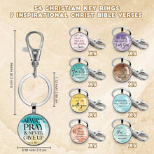 Load image into Gallery viewer, Lightweight Religious Keychains with Bible Verses - Inspirational Gifts in Bulk