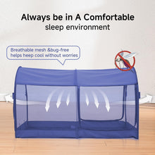 Load image into Gallery viewer, Breathable Mesh Indoor Bed Tent with 4 Doors for Ultimate Privacy - Full Size
