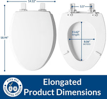 Load image into Gallery viewer, Innovative Slow Close Toilet Seats - 4-Pack Elongated Wood, Easy to Clean, White