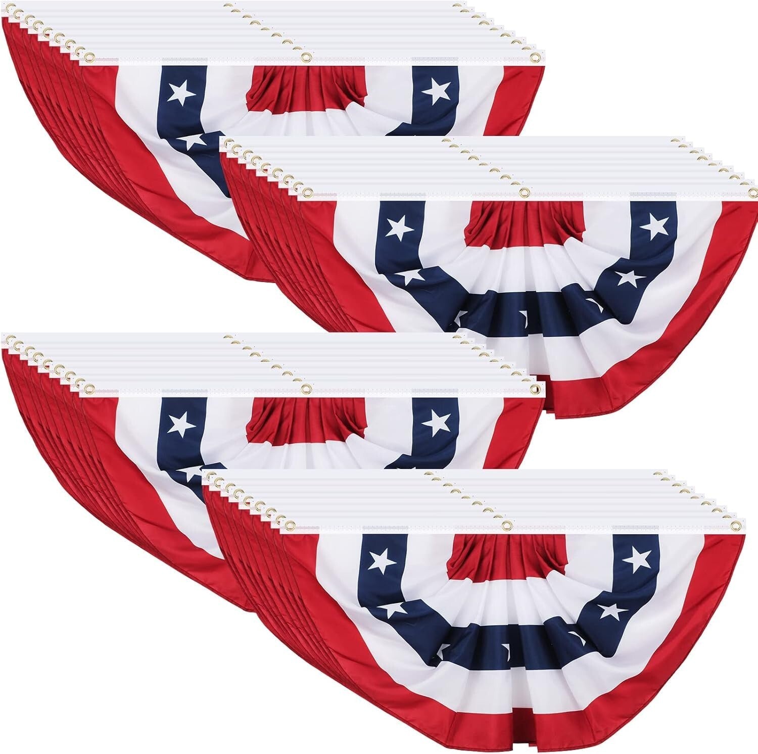 Durable & Fade Resistant American Bunting Flag - Perfect for Independence Day