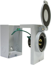 Load image into Gallery viewer, Weather-Resistant 30-Amp Power Inlet Box - 7,500 Watt Generator Compatibility