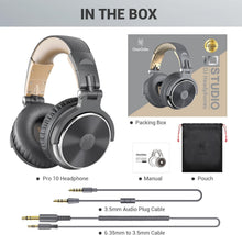 Load image into Gallery viewer, High-Sensitivity Studio Headphones with Adjustable Headband &amp; Carrying Case
