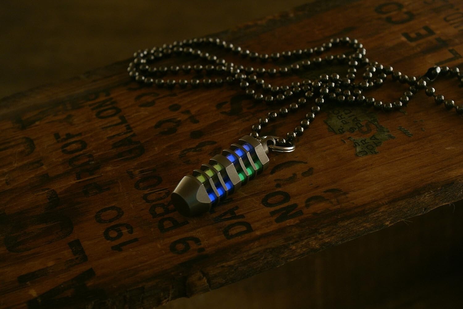 Customizable Titanium Tritium Fob - The Perfect EDC for All Night Visibility