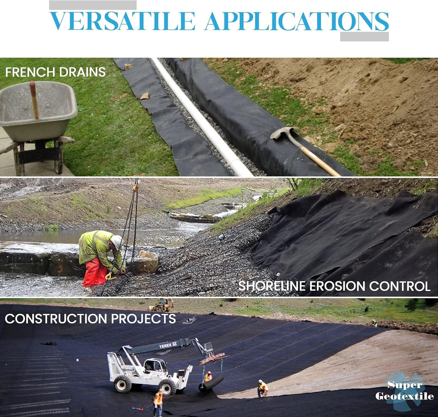 4 oz Heavy-Duty Non-Woven Geotextile: Durable Fabric for Landscaping Projects