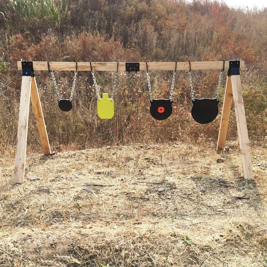 AR500 Durable Target Stand Brackets - Adjustable Mount for Stability (Set of 2)