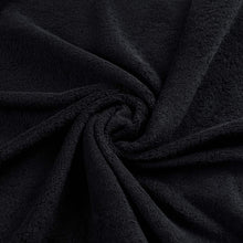 Load image into Gallery viewer, Durable Black Turkish Cotton Bath Towels Set - 4 Plush and Quick-Dry Towels