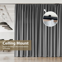 Load image into Gallery viewer, Silent and Smooth 6ft Ceiling Curtain Track - Heavy-Duty Room Divider Rails