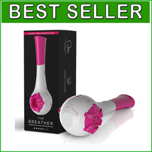 Load image into Gallery viewer, Pink Breathing Exercise Device: Adjustable Resistance for Lung Health