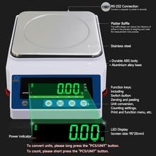 Load image into Gallery viewer, High Precision 5000g Electronic Analytical Balance - Ideal for Jewelry &amp; Labs